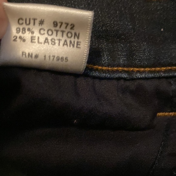 JBRAND Premium Denim Mazzaro Super Skinny Dark Wash Ankle Crop Jeans W28 - Picture 9 of 10